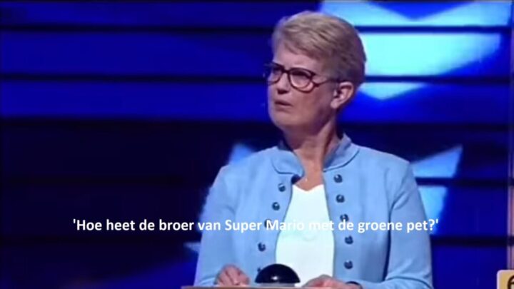 Jolanda heeft tijdens Miljoenenjacht moeite met simpele vraag: ‘Hoe heet de broer van Super Mario?’